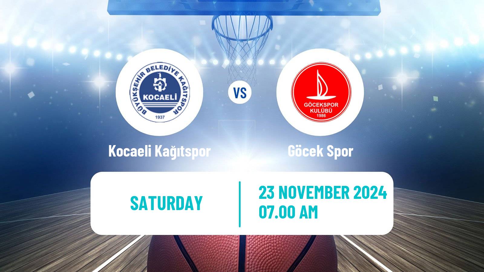 Basketball Turkish TB2L Kocaeli Kağıtspor - Göcek Spor