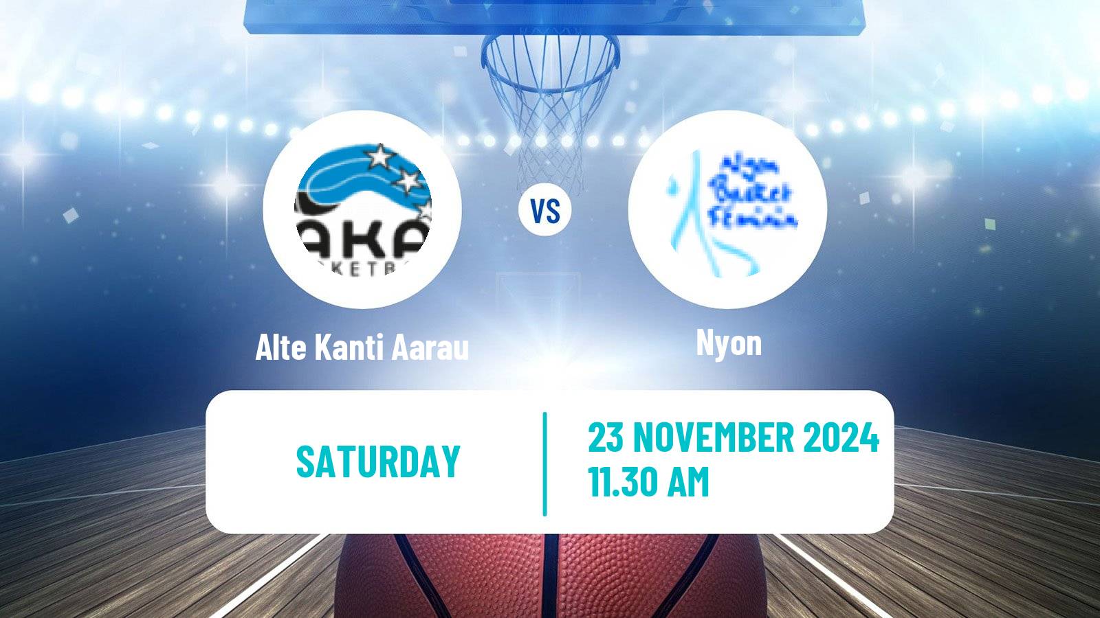 Basketball Swiss SB League Basketball Women Alte Kanti Aarau - Nyon