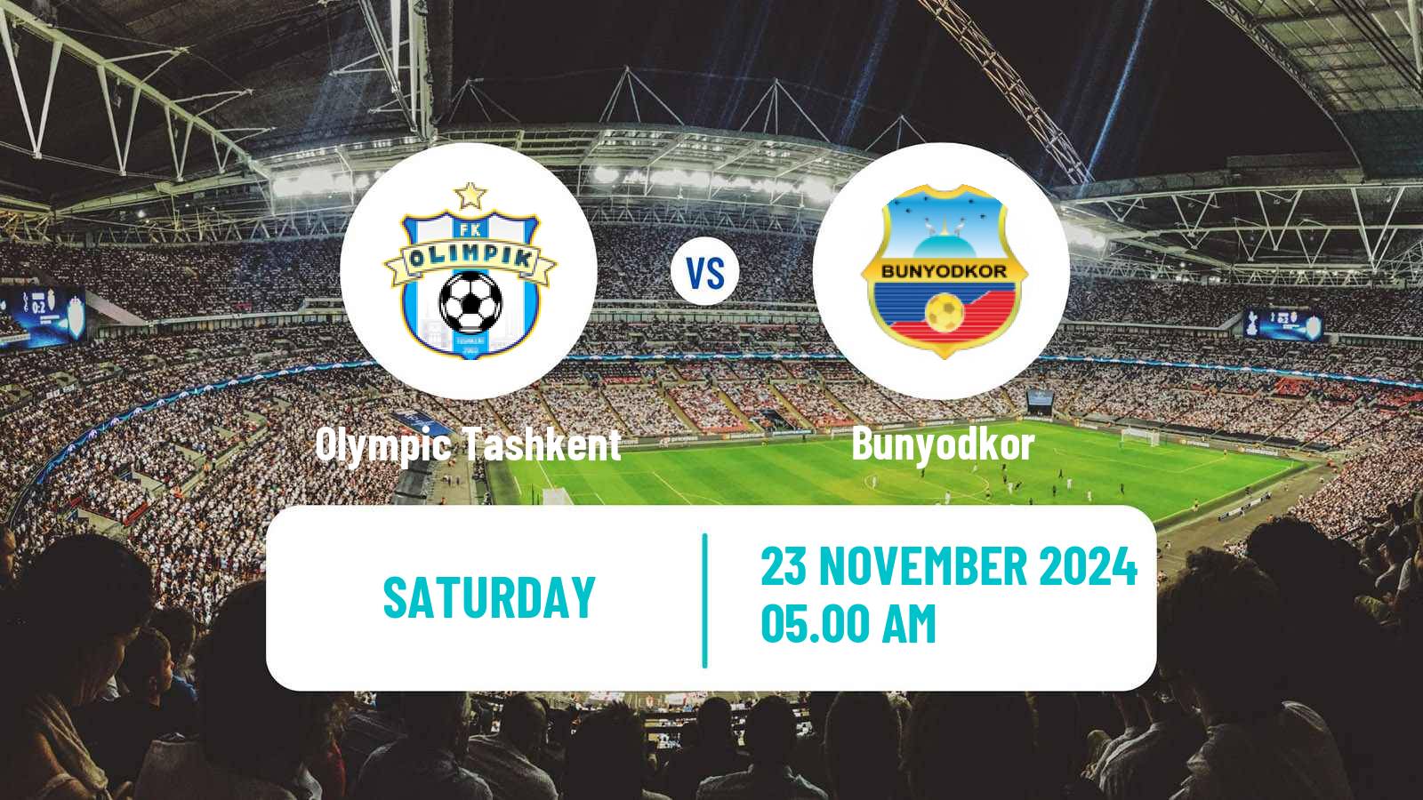 Soccer Uzbek League Olympic Tashkent - Bunyodkor