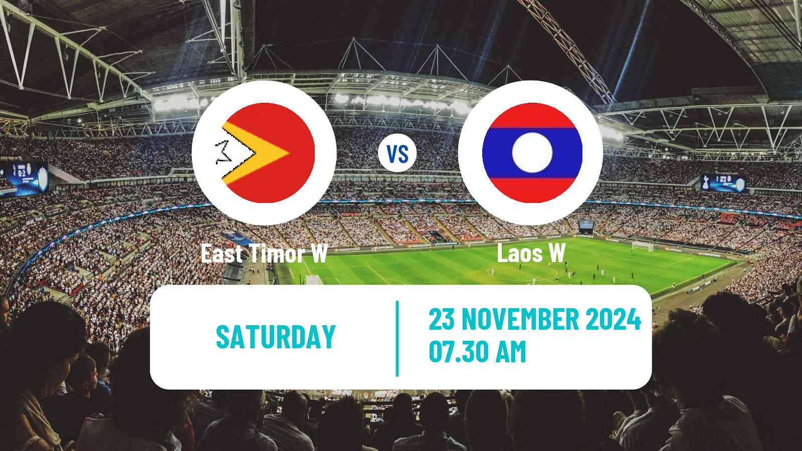 Soccer AFF Championship Women East Timor W - Laos W