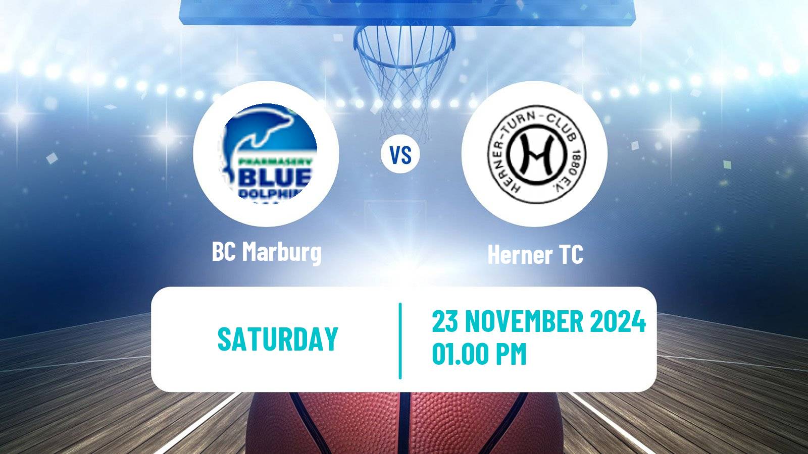 Basketball German DBBL Marburg - Herner