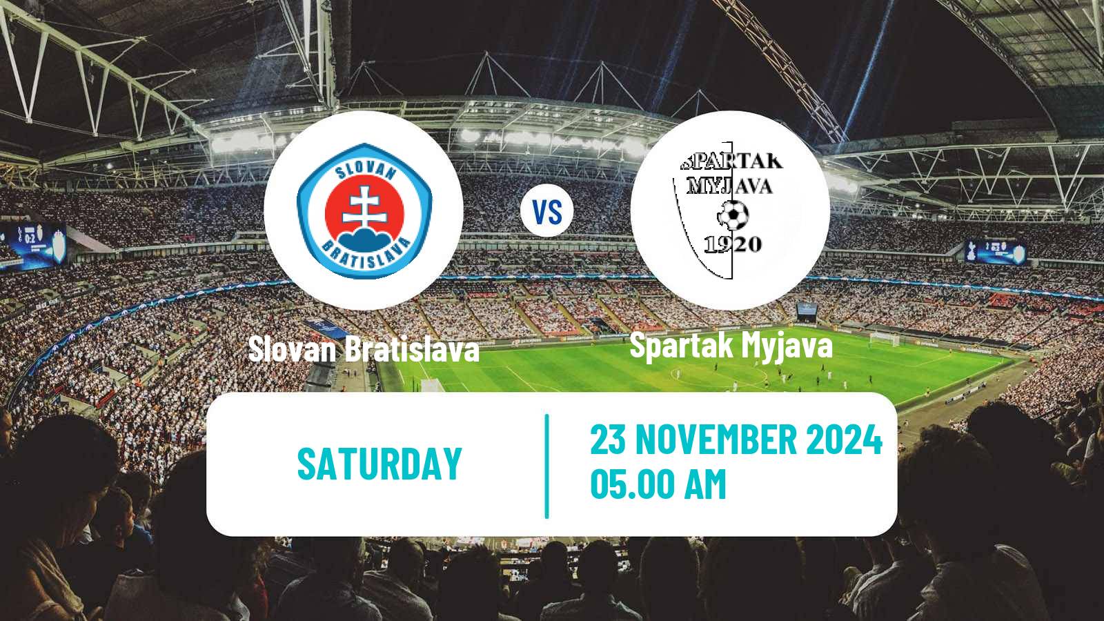 Soccer Slovak 1 Liga Women Slovan Bratislava - Spartak Myjava