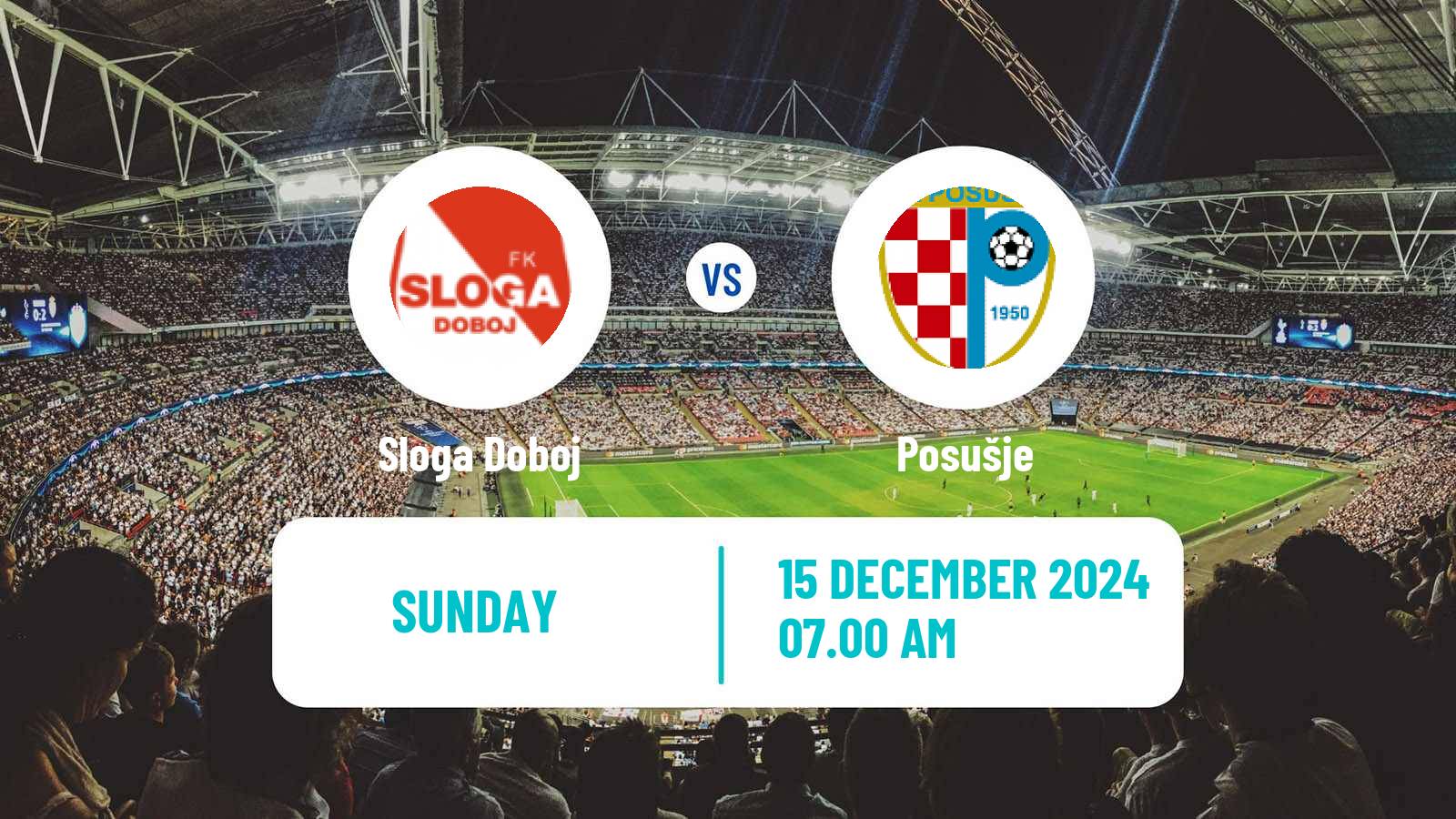 Soccer Bosnian Premier League Sloga Doboj - Posušje