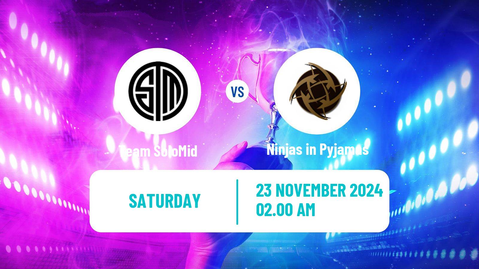 Esports Counter Strike The Perfect World Shanghai Major Team SoloMid - Ninjas in Pyjamas