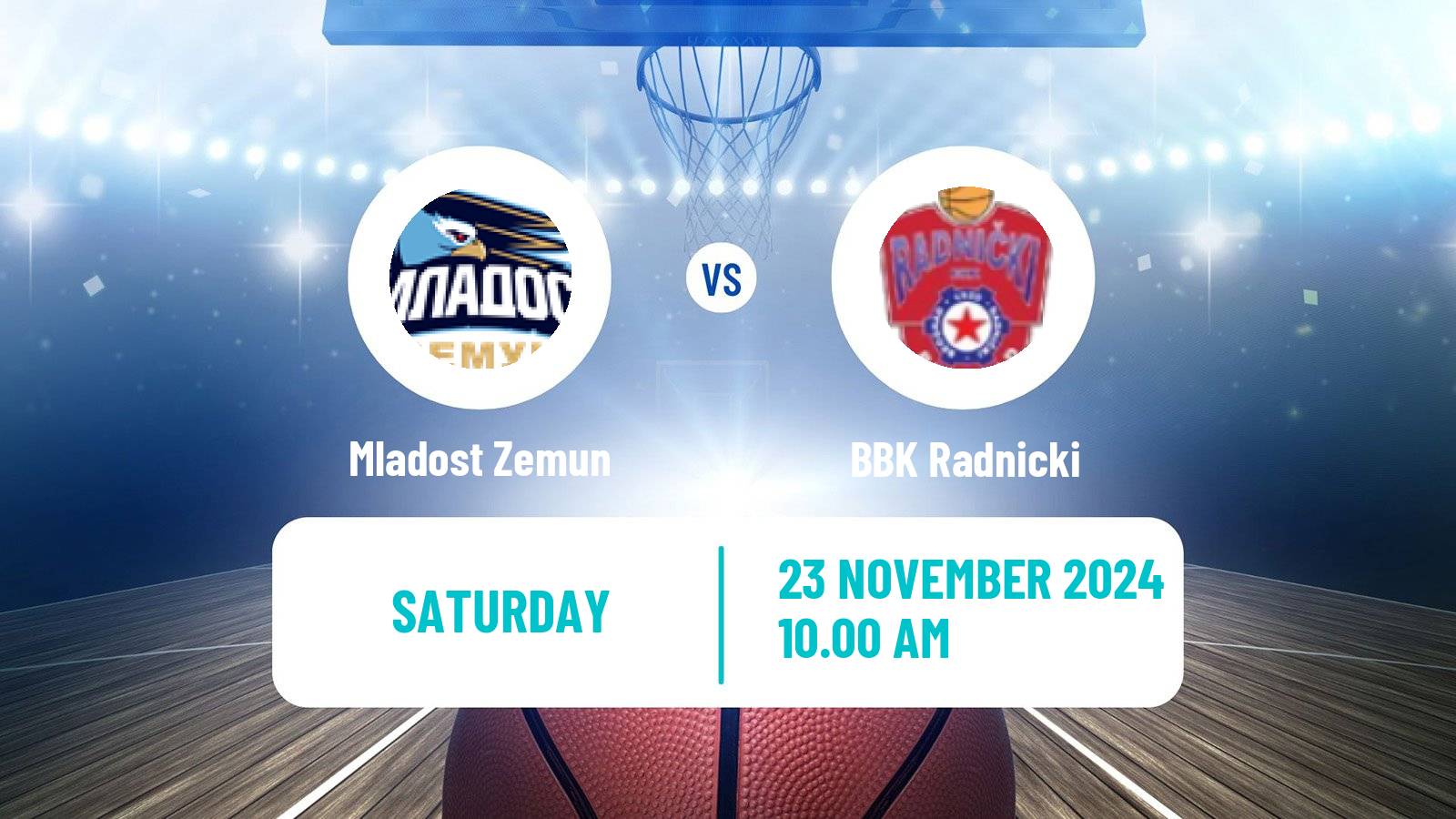 Basketball Serbian First League Basketball Mladost Zemun - BBK Radnicki