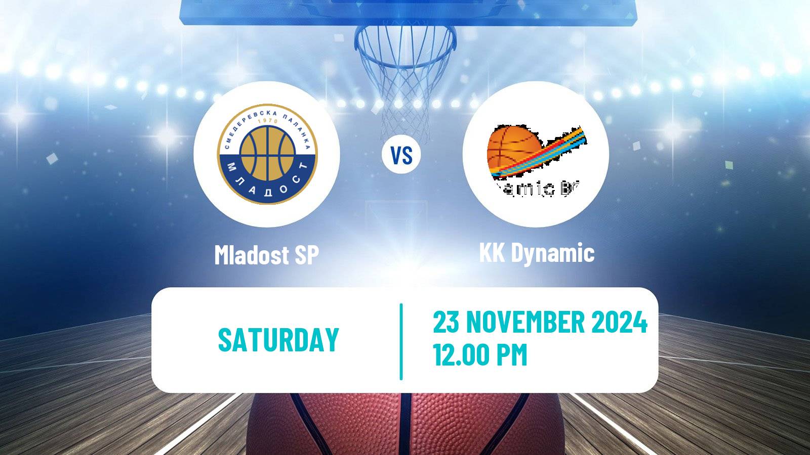 Basketball Serbian First League Basketball Mladost SP - Dynamic