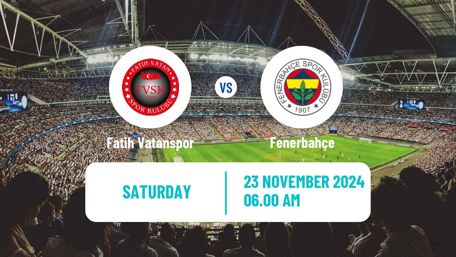 Soccer Turkish Super Lig Women Fatih Vatanspor - Fenerbahçe