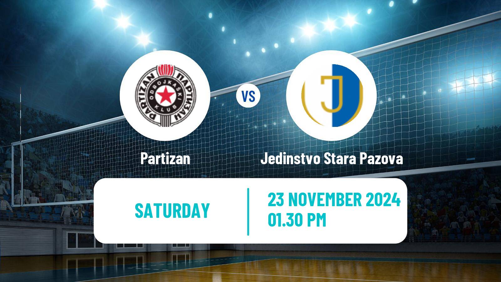 Volleyball Serbian Liga Volleyball Women Partizan - Jedinstvo Stara Pazova