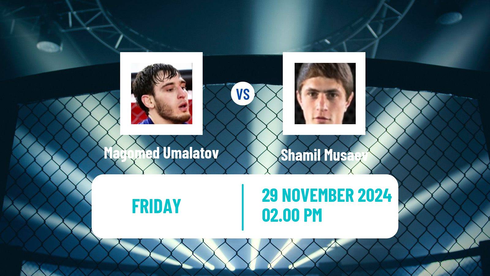 MMA Welterweight Pfl Men Magomed Umalatov - Shamil Musaev