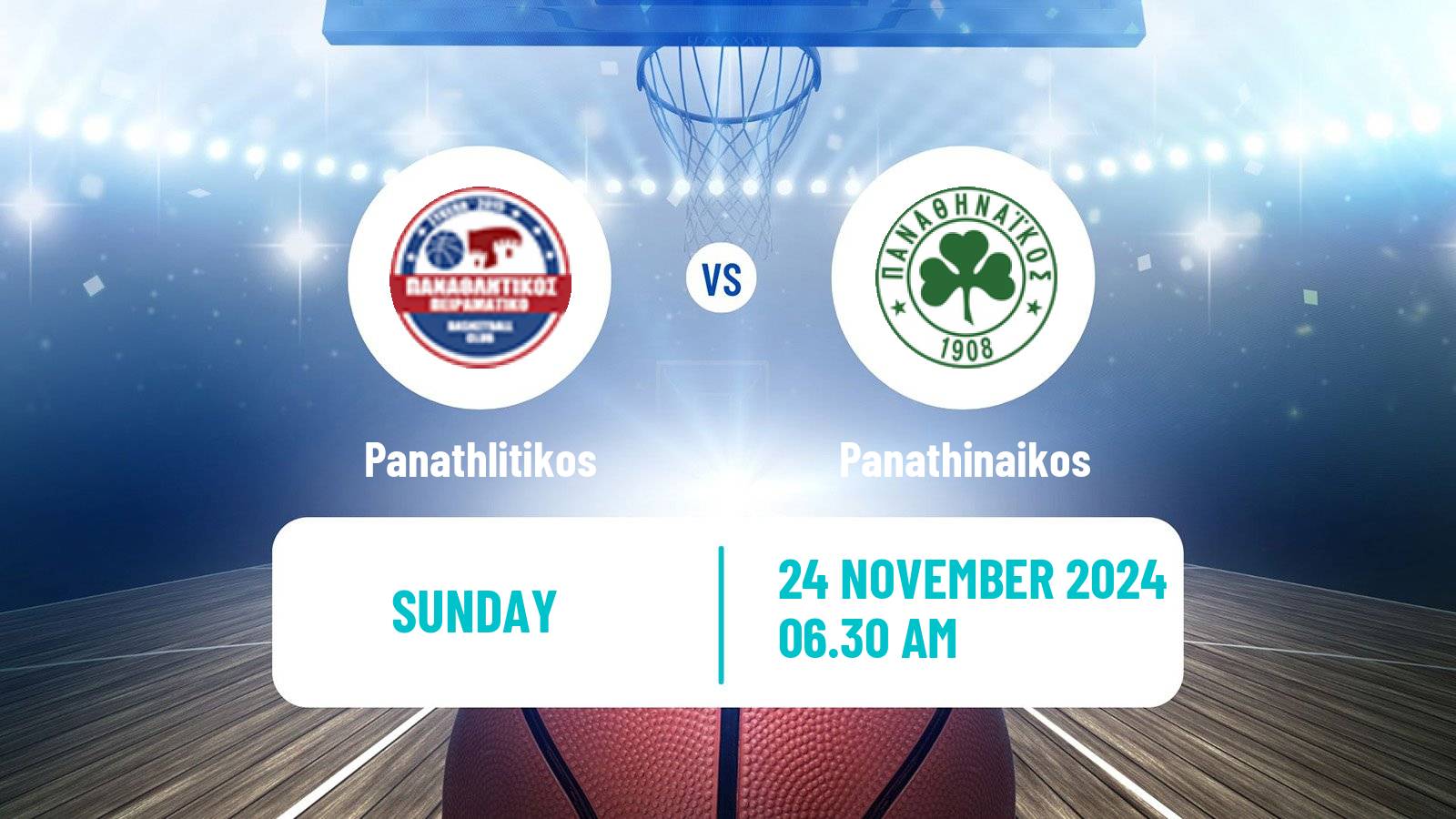 Basketball Greek Basket League A1 Women Panathlitikos - Panathinaikos