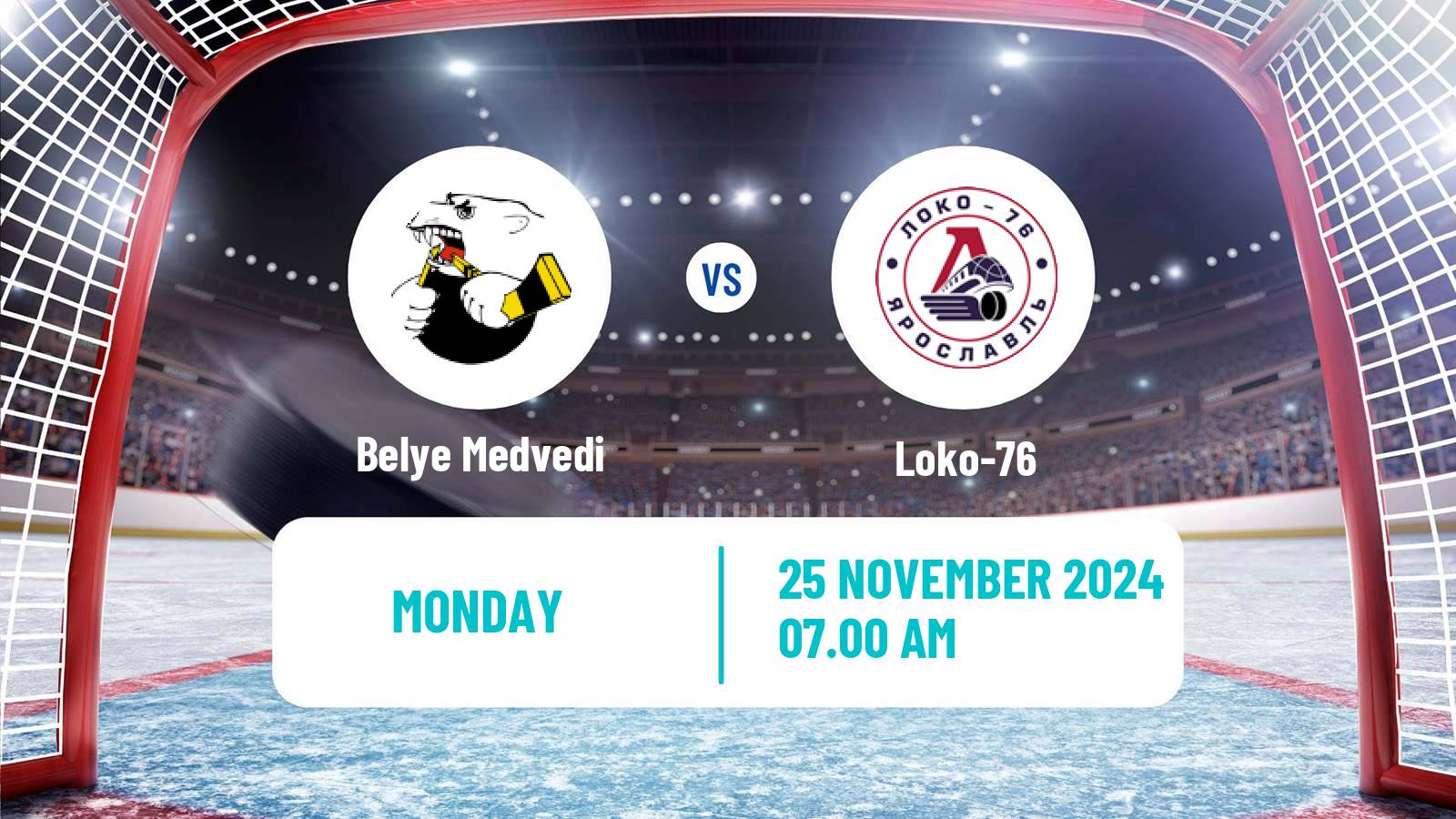 Hockey MHL Belye Medvedi - Loko-76