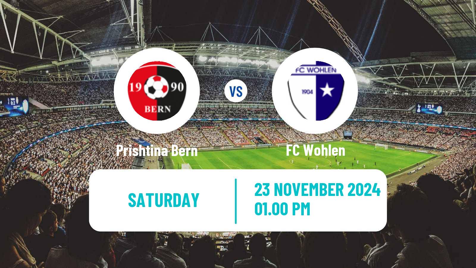 Soccer Swiss 1 Liga Classic Group 2 Prishtina Bern - Wohlen