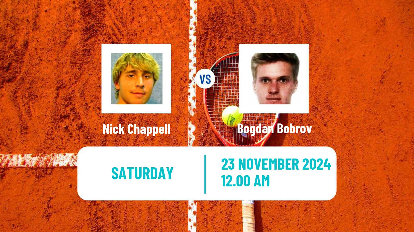 Tennis ITF M25 Kalaburagi Men Nick Chappell - Bogdan Bobrov