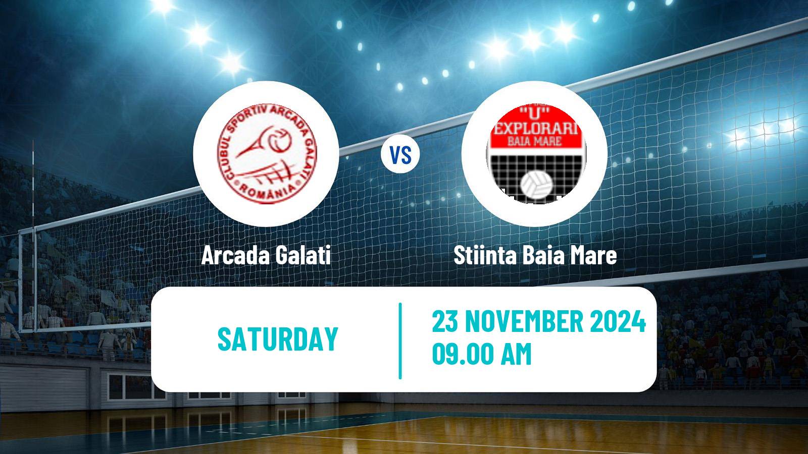 Volleyball Romanian Divizia A1 Volleyball Arcada Galati - Stiinta Baia Mare