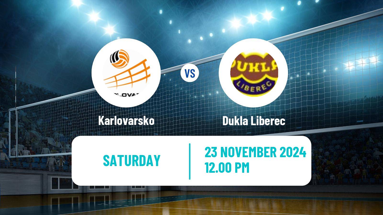 Volleyball Czech Extraliga Volleyball Karlovarsko - Dukla Liberec