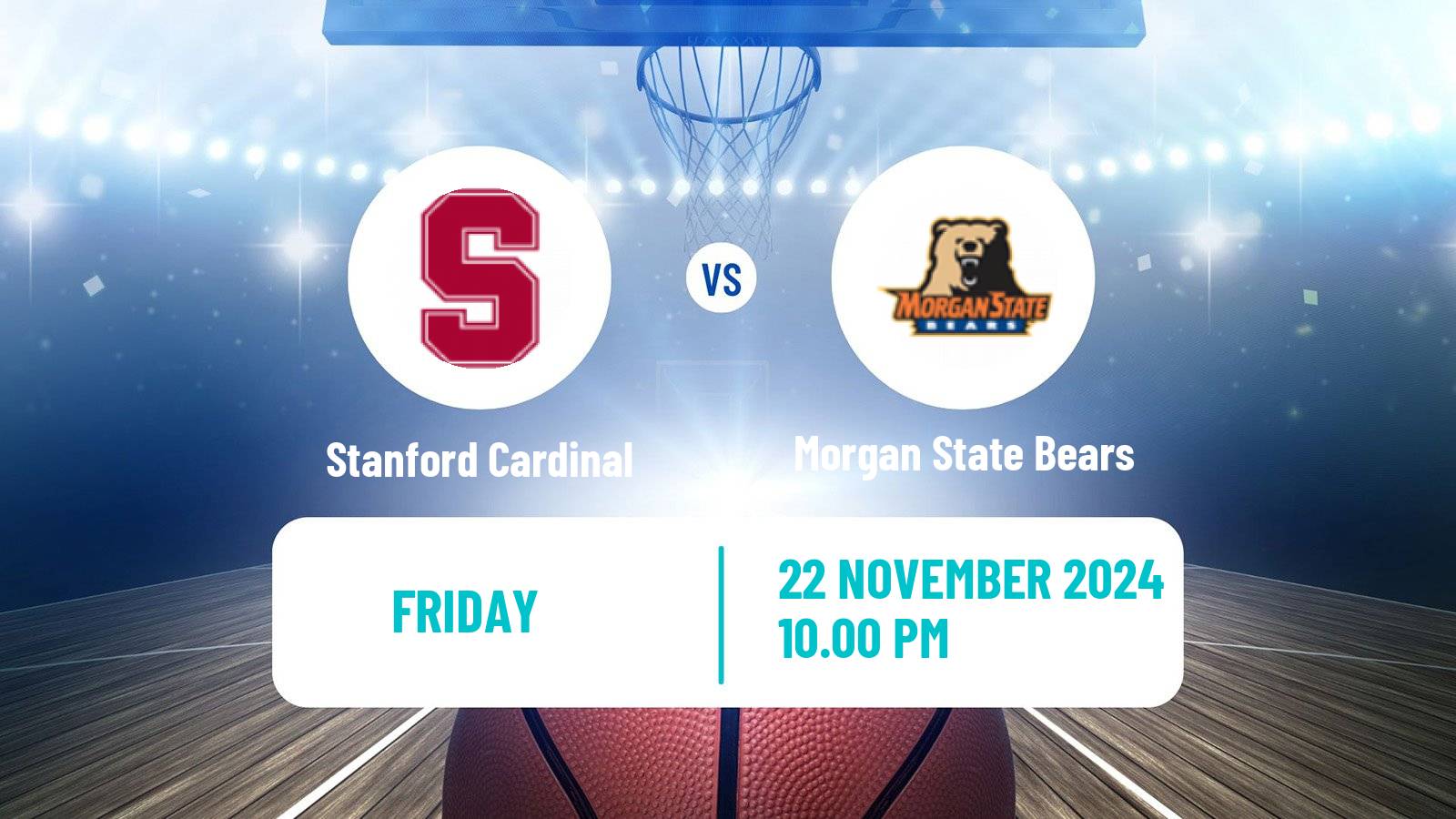 Basketball NCAA College Basketball Women Stanford Cardinal - Morgan State Bears