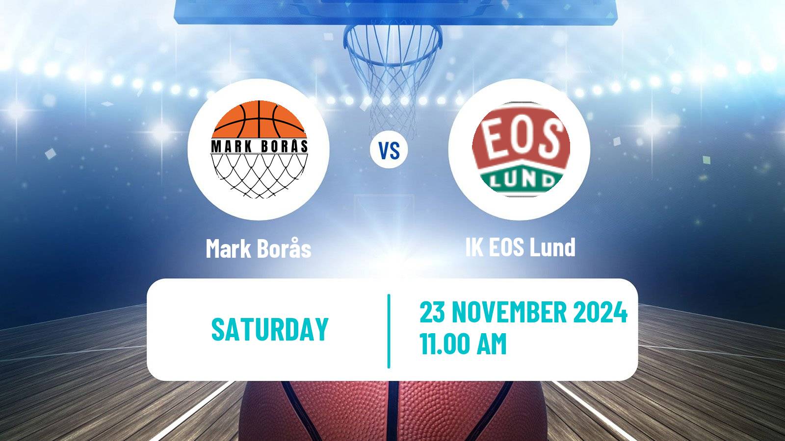 Basketball Swedish Basketligan Women Mark Borås - IK EOS Lund