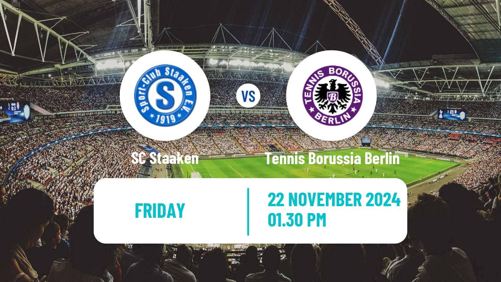 Soccer German Oberliga NOFV-Nord Staaken - Tennis Borussia Berlin