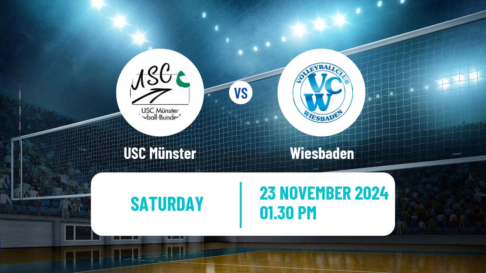 Volleyball German DVV Cup Women USC Münster - Wiesbaden