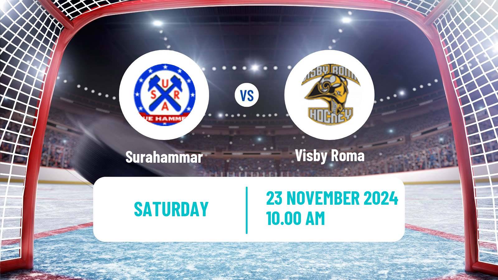 Hockey Swedish HockeyEttan Ostra Surahammar - Visby Roma