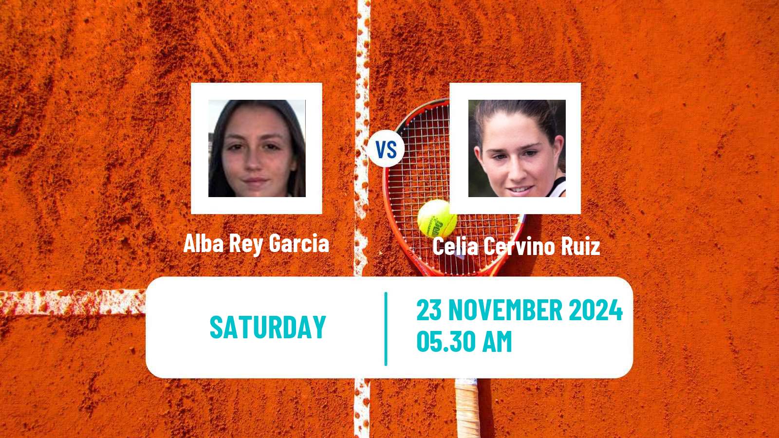 Tennis ITF W15 Alcala De Henares Women Alba Rey Garcia - Celia Cervino Ruiz