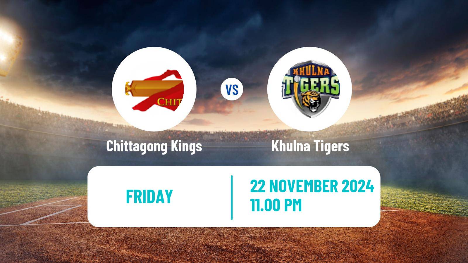 Cricket Bangladesh National League Cricket Chittagong Kings - Khulna Tigers