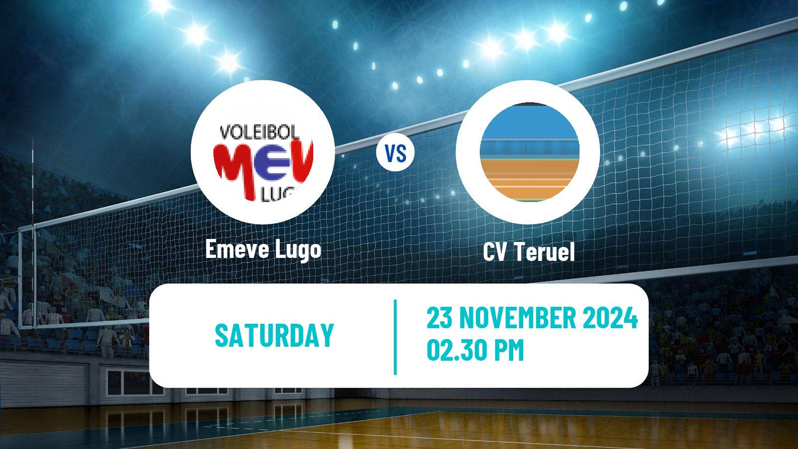 Volleyball Spanish SuperLiga Volleyball Emeve Lugo - Teruel