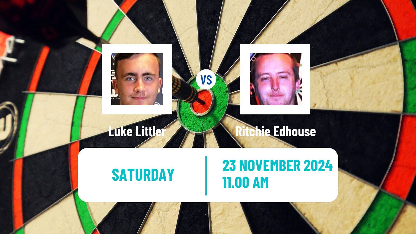 Darts Players Championship Finals Luke Littler - Ritchie Edhouse