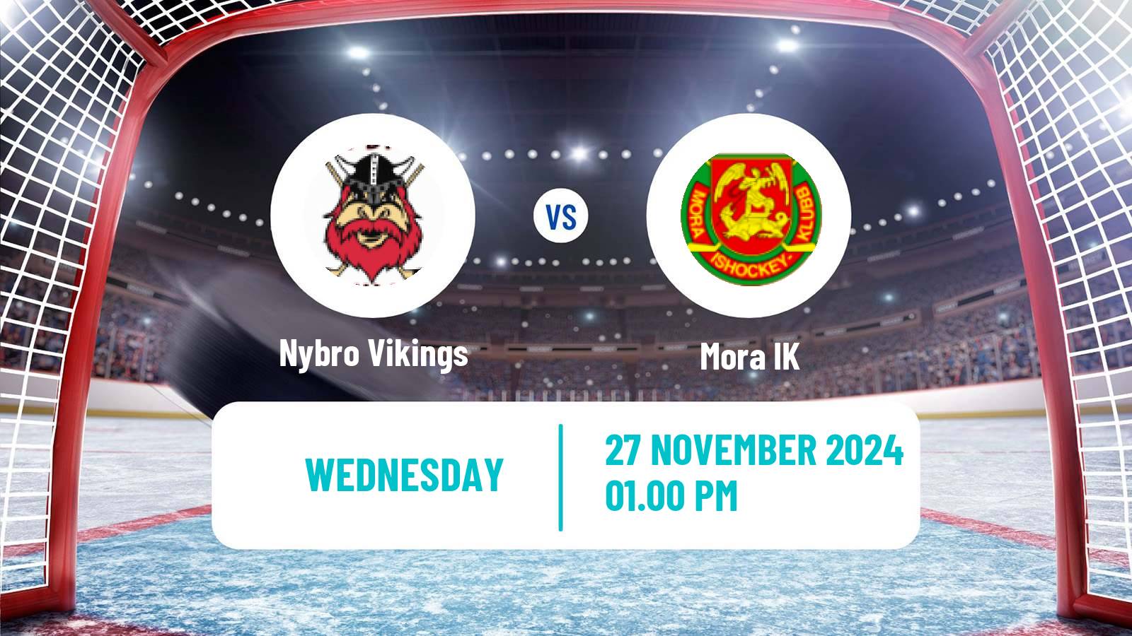 Hockey Swedish Hockey Allsvenskan Nybro Vikings - Mora