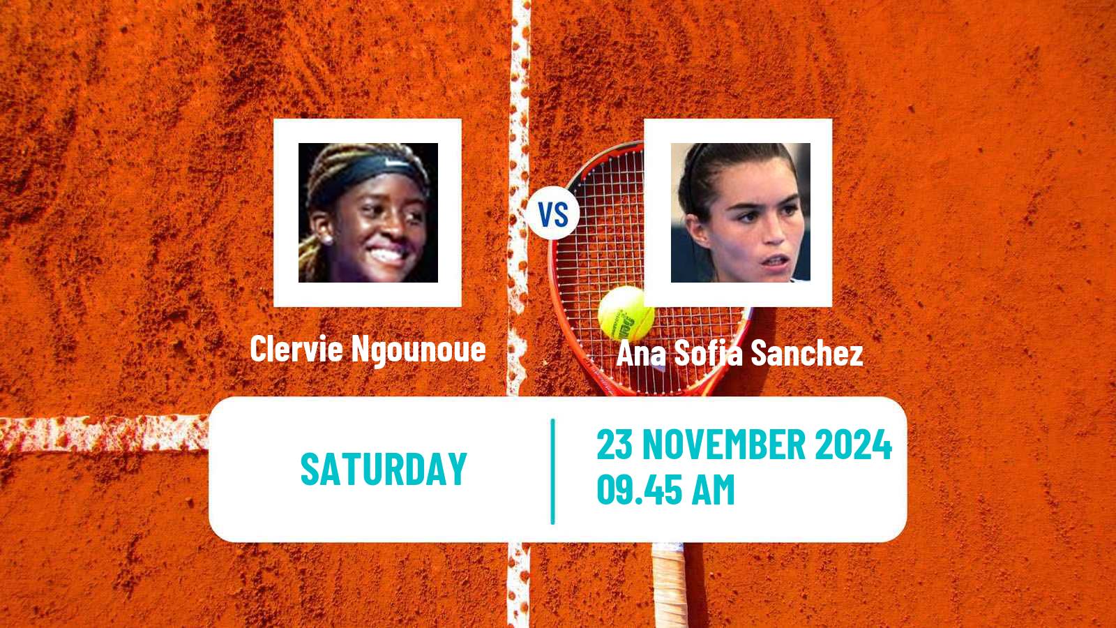 Tennis ITF W35 Santo Domingo 5 Women Clervie Ngounoue - Ana Sofia Sanchez