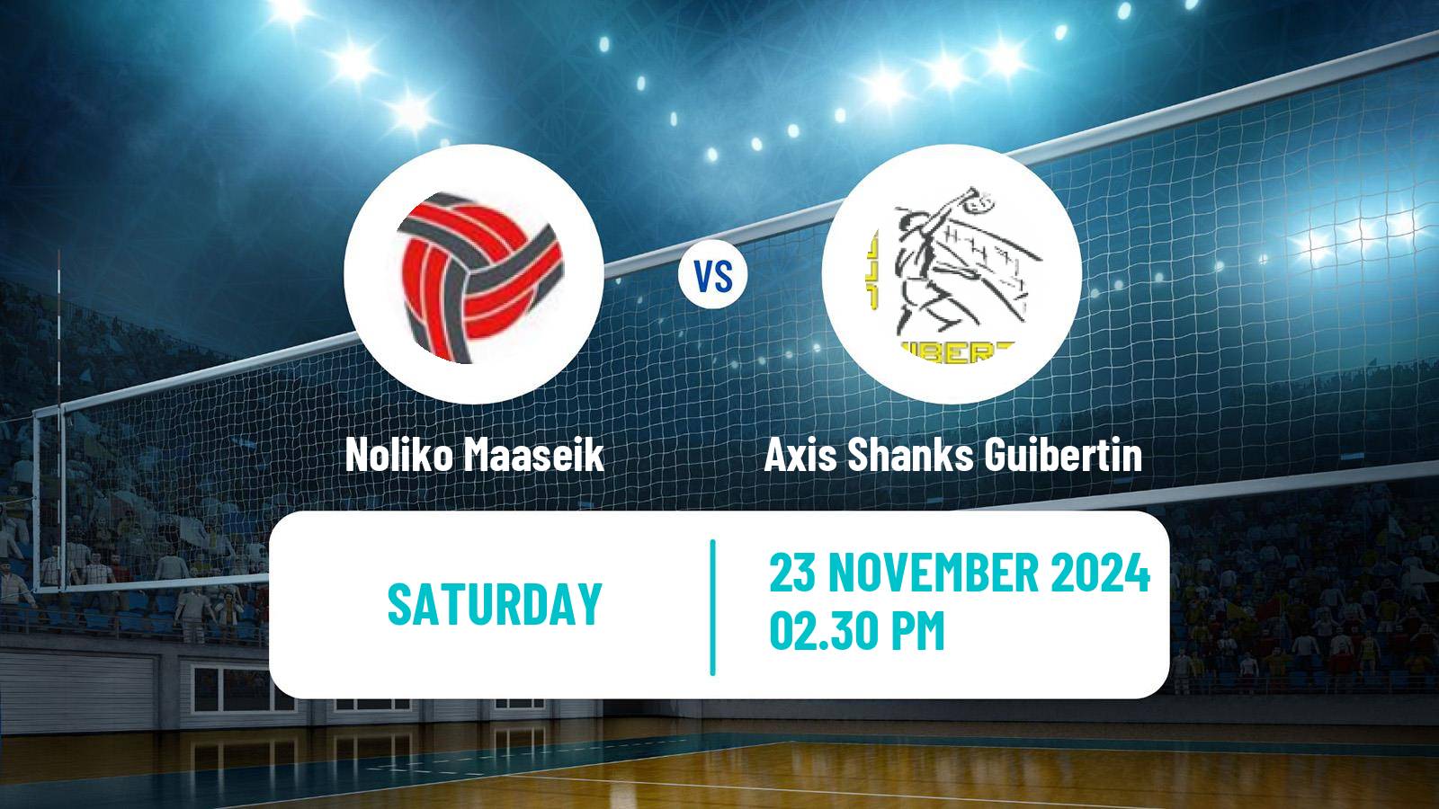 Volleyball Belgian League Volleyball Noliko Maaseik - Axis Shanks Guibertin