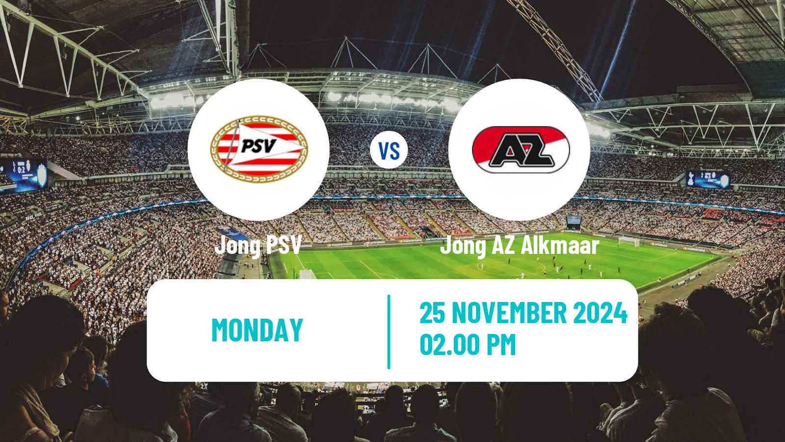 Soccer Dutch Eerste Divisie Jong PSV - Jong AZ Alkmaar