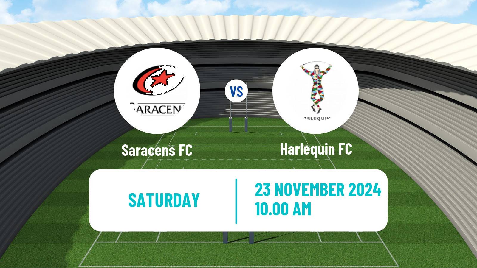 Rugby union English Premiership Rugby Cup Saracens - Harlequins