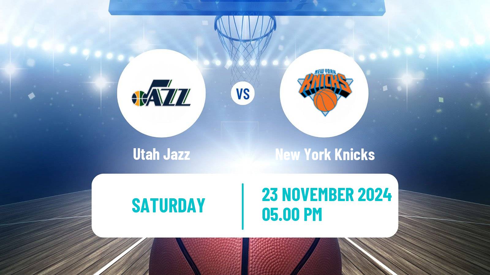 Basketball NBA Utah Jazz - New York Knicks