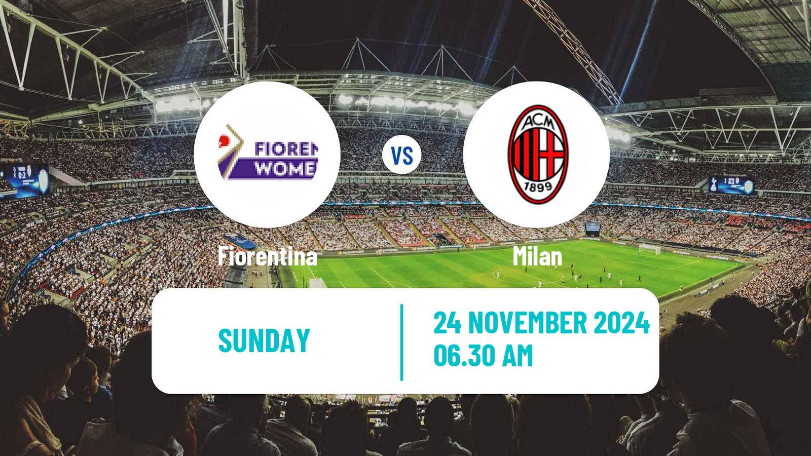 Soccer Italian Serie A Women Fiorentina - Milan