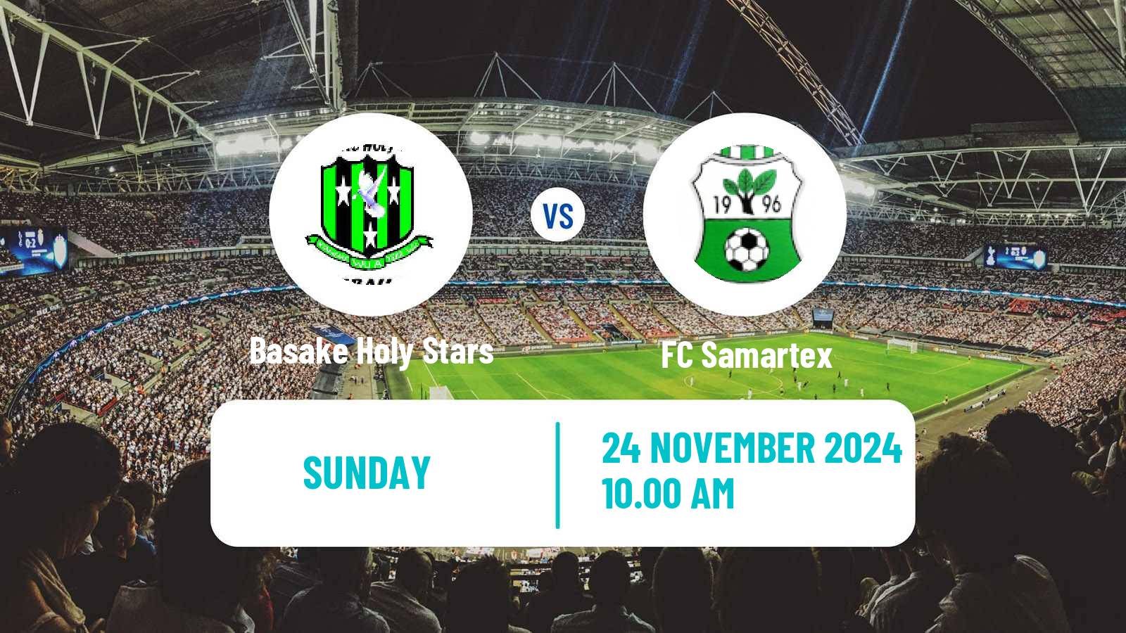 Soccer Ghanaian Premier League Basake Holy Stars - Samartex