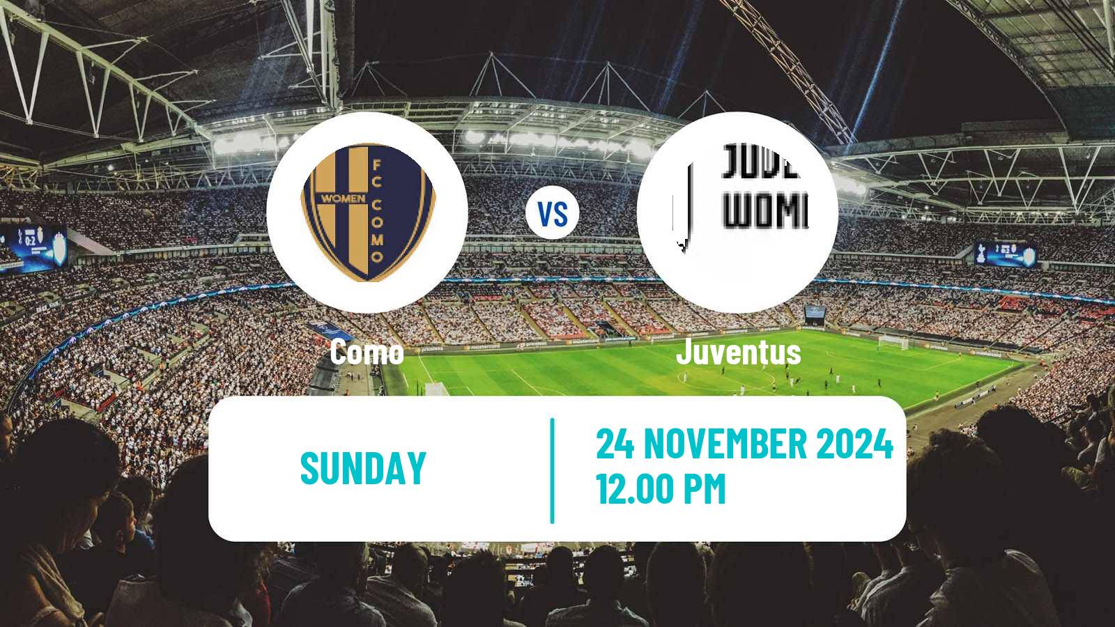 Soccer Italian Serie A Women Como - Juventus