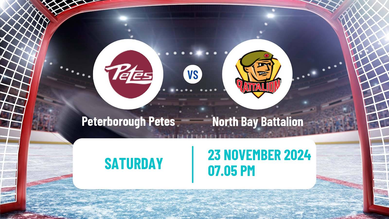 Hockey OHL Peterborough Petes - North Bay Battalion