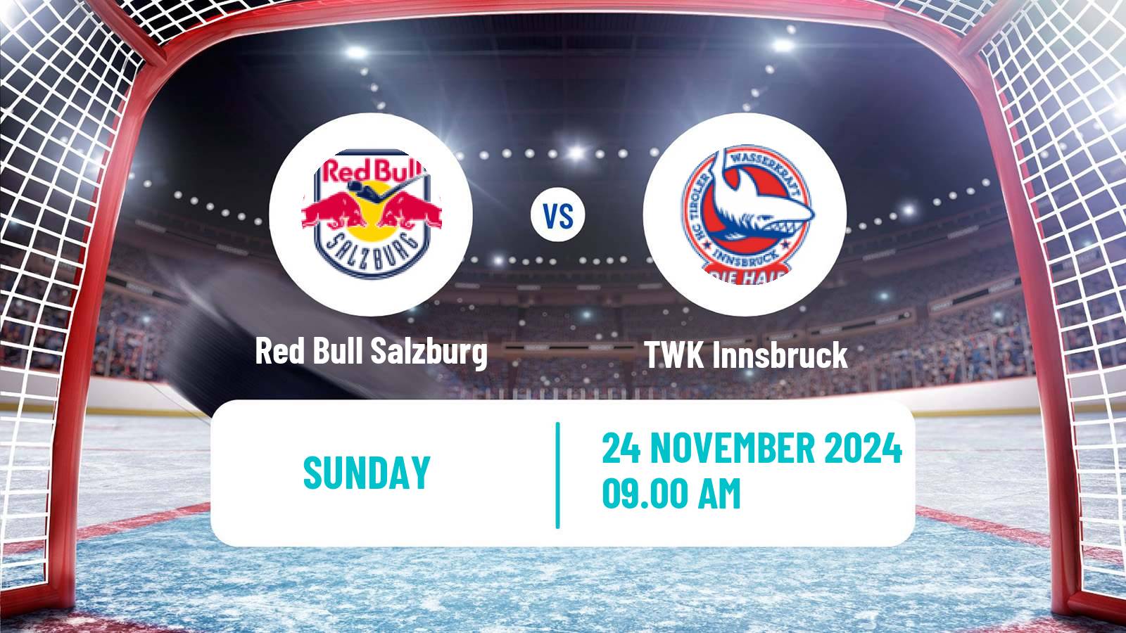 Hockey Austrian Ice Hockey League Red Bull Salzburg - TWK Innsbruck