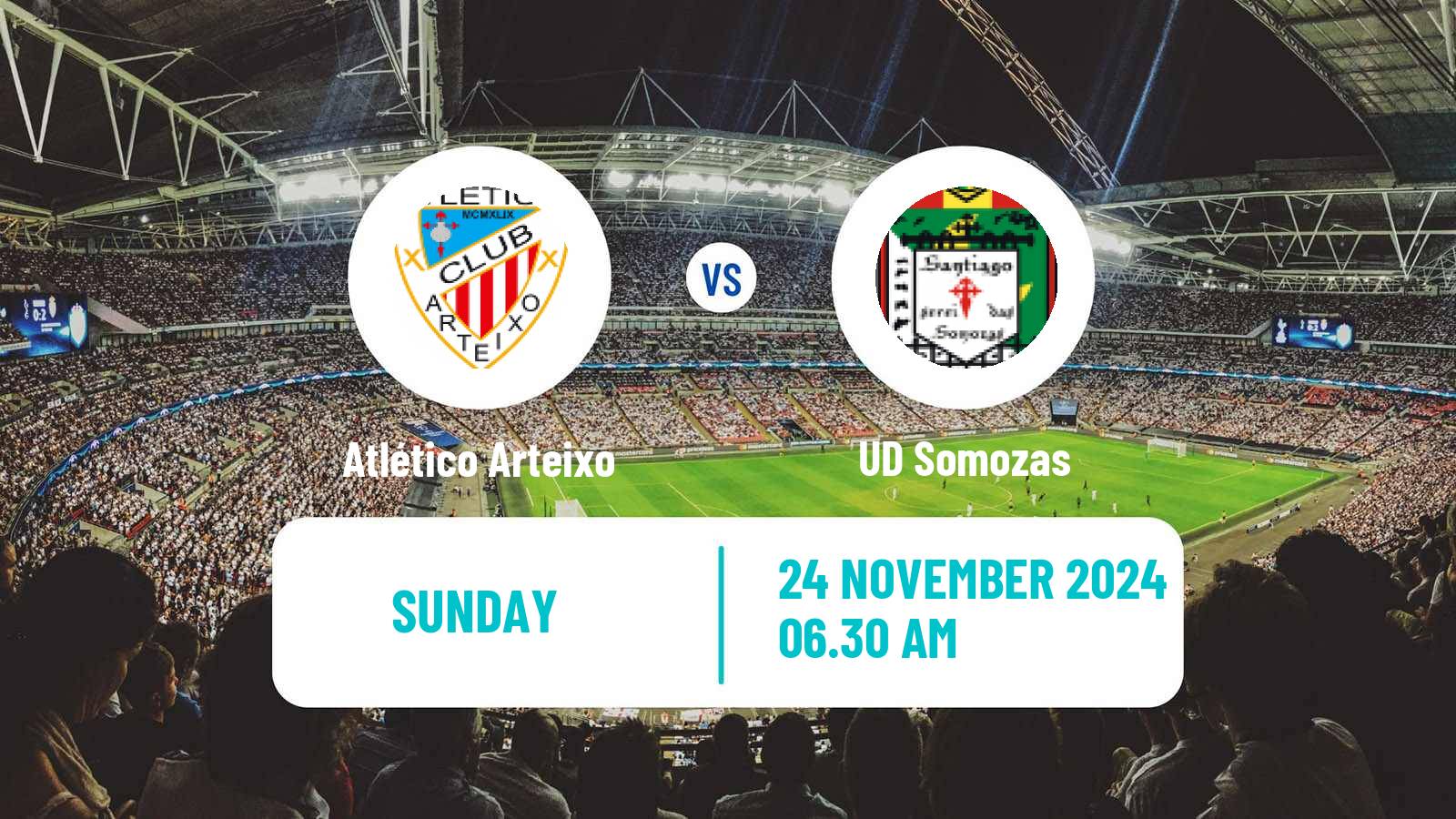 Soccer Spanish Tercera RFEF - Group 1 Atlético Arteixo - Somozas