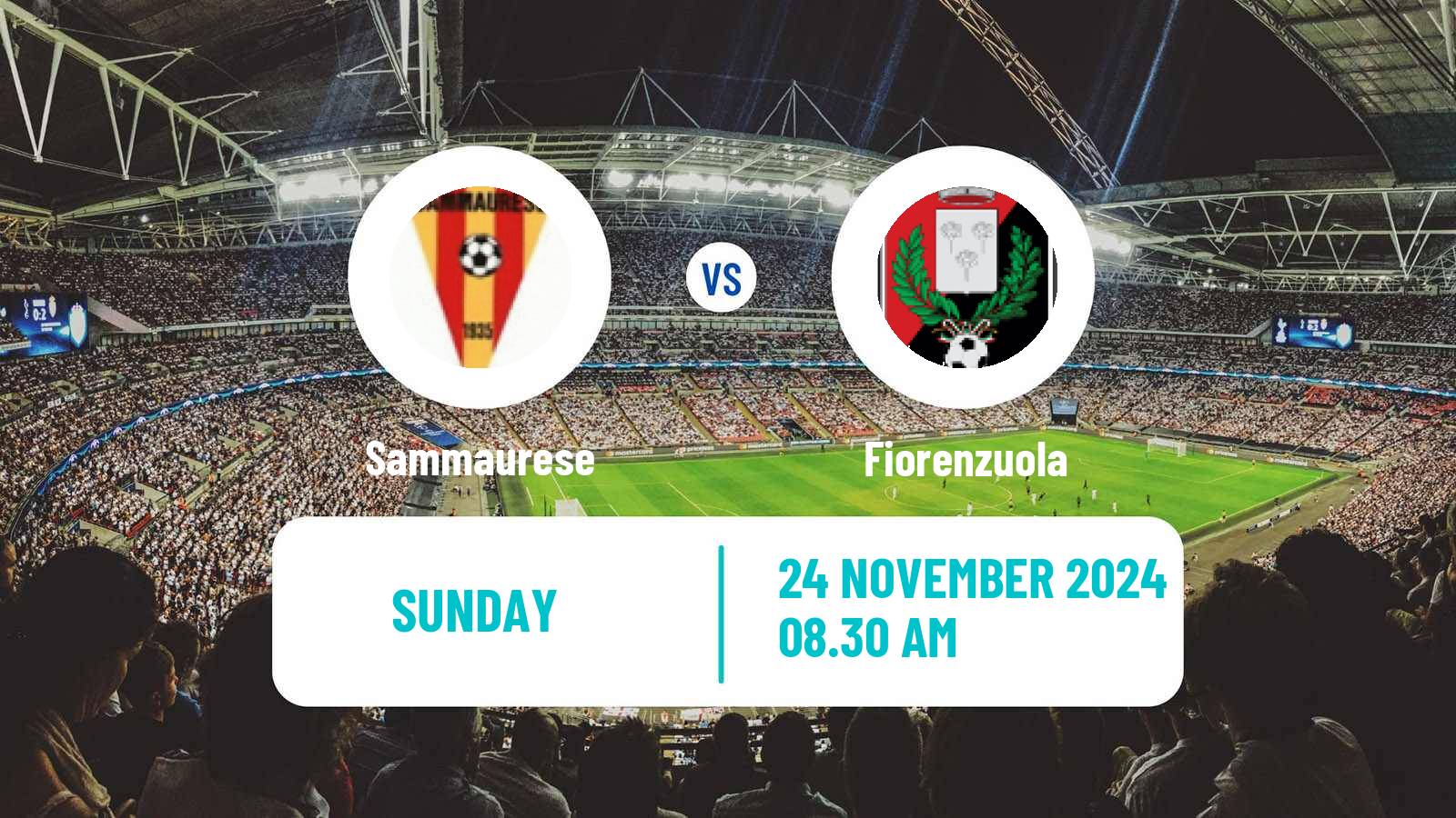 Soccer Italian Serie D - Group D Sammaurese - Fiorenzuola