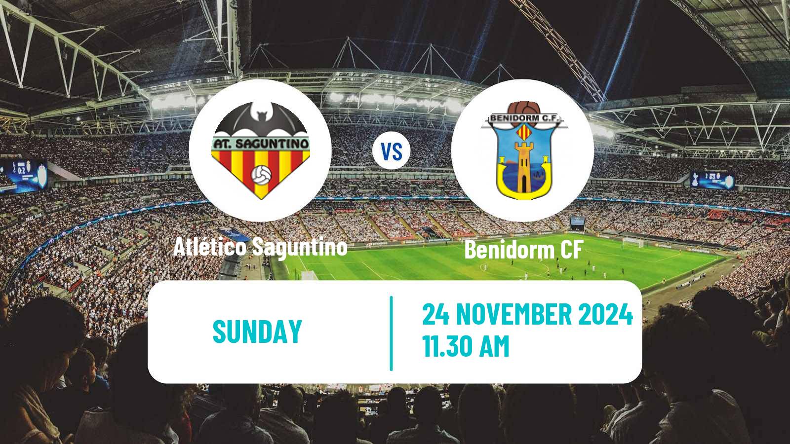 Soccer Spanish Tercera RFEF - Group 6 Atlético Saguntino - Benidorm