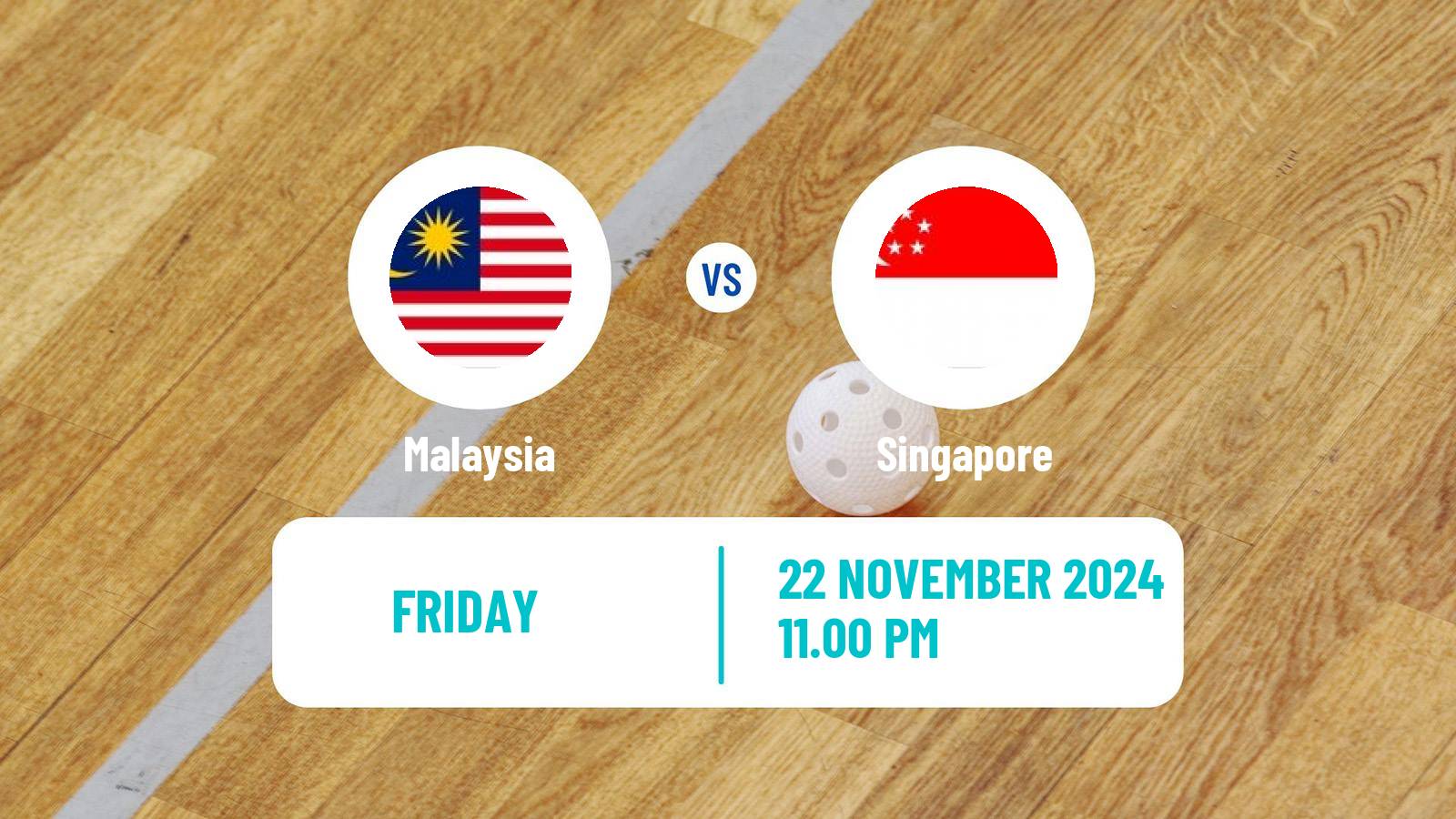 Floorball Friendly International Floorball Malaysia - Singapore