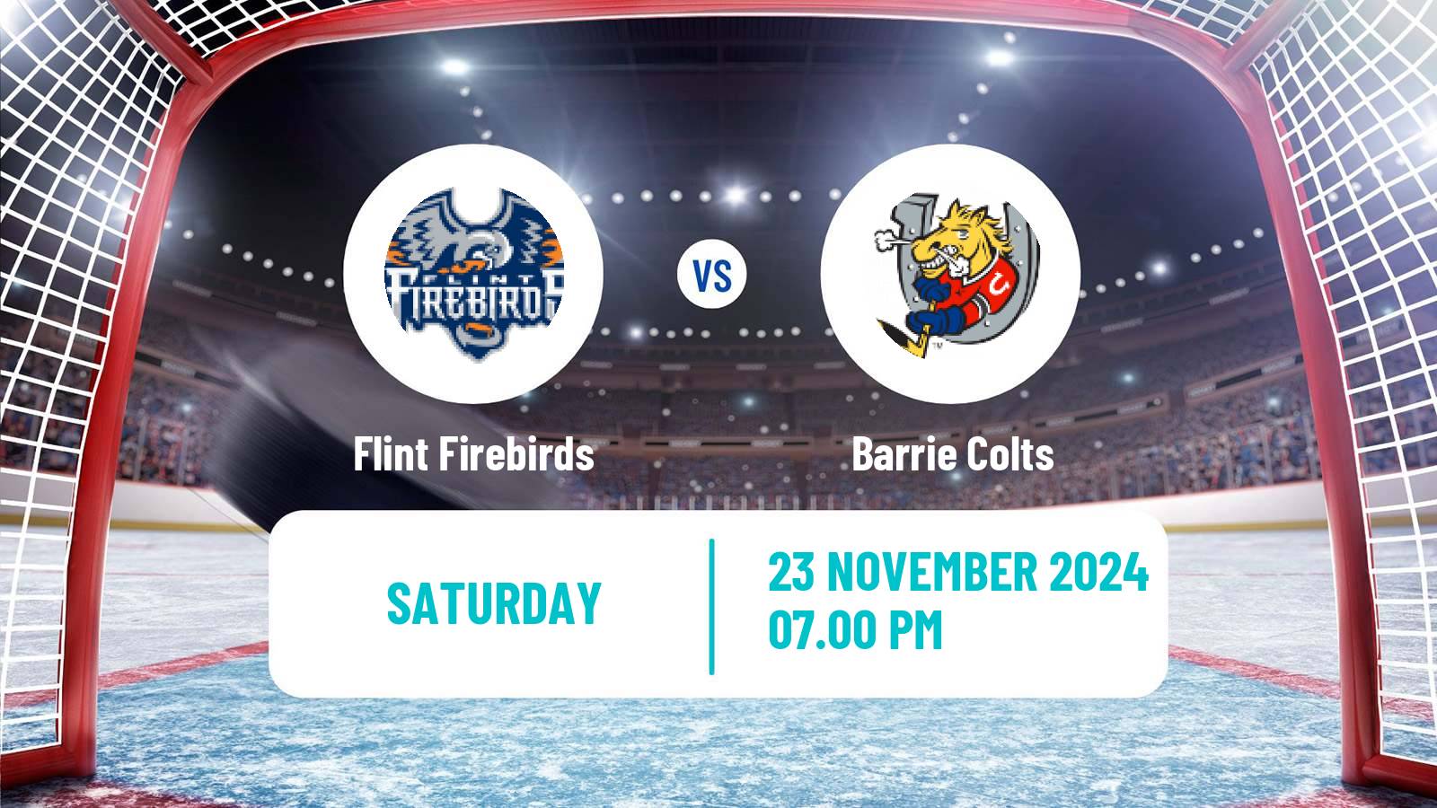 Hockey OHL Flint Firebirds - Barrie Colts