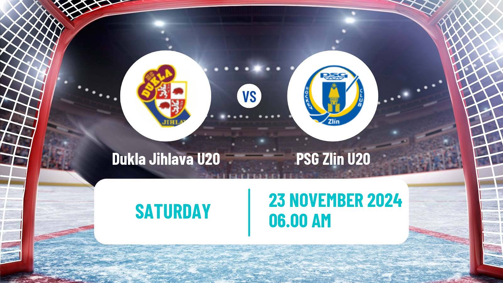 Hockey Czech ELJ Dukla Jihlava U20 - Zlin U20