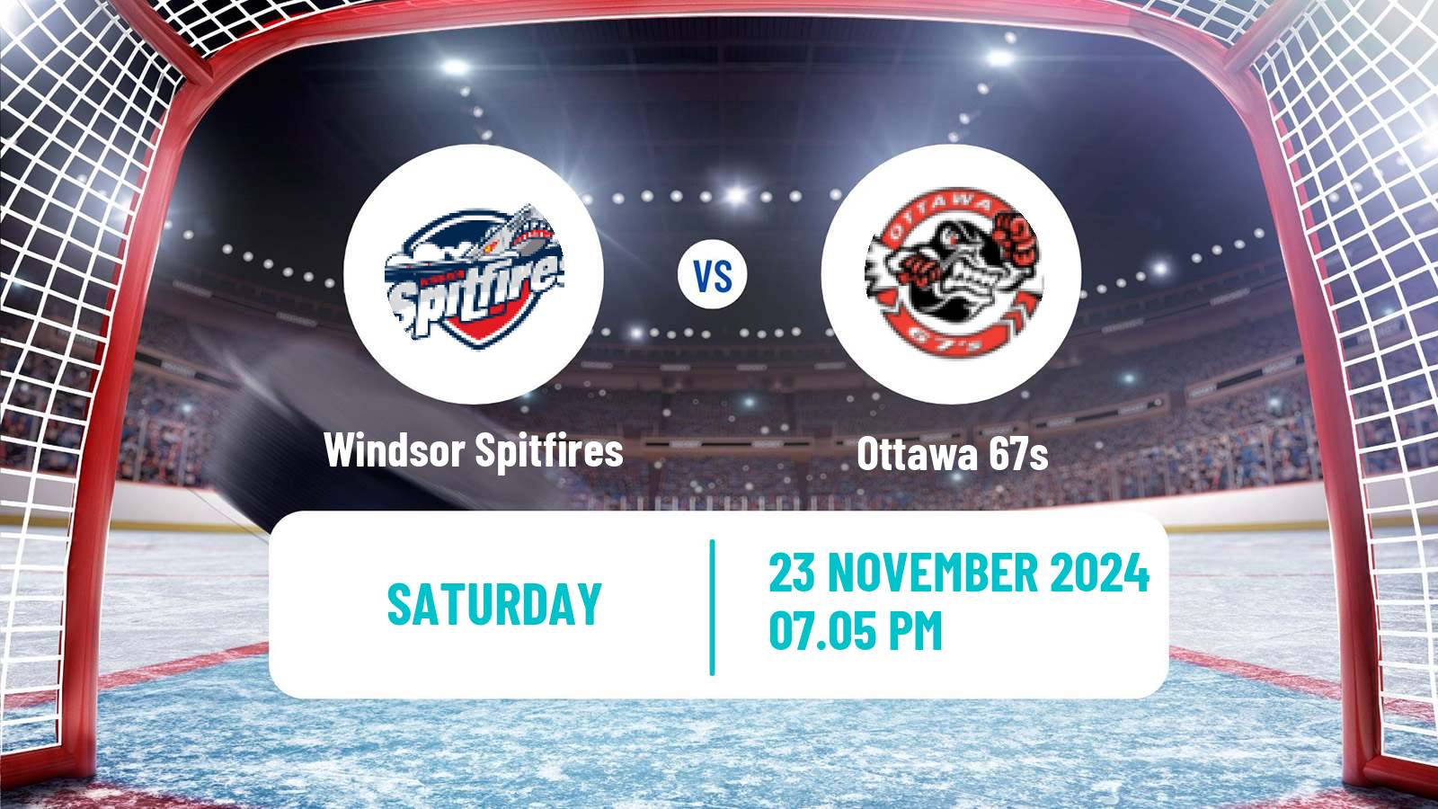 Hockey OHL Windsor Spitfires - Ottawa 67s