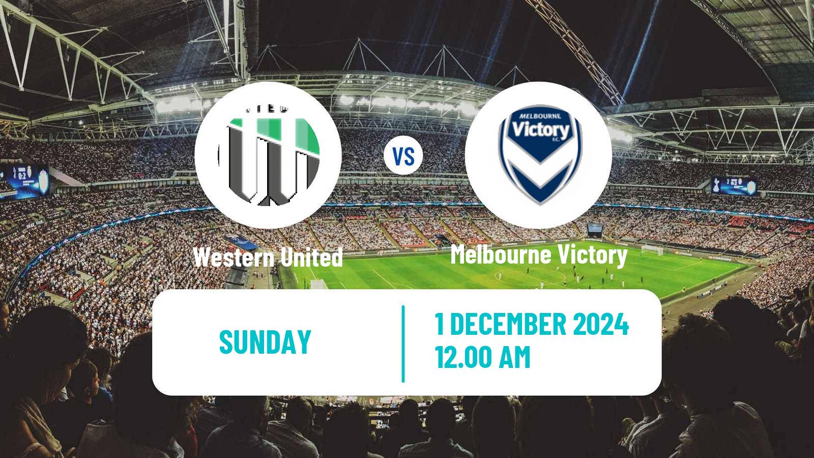 Soccer Australian A-League Western United - Melbourne Victory