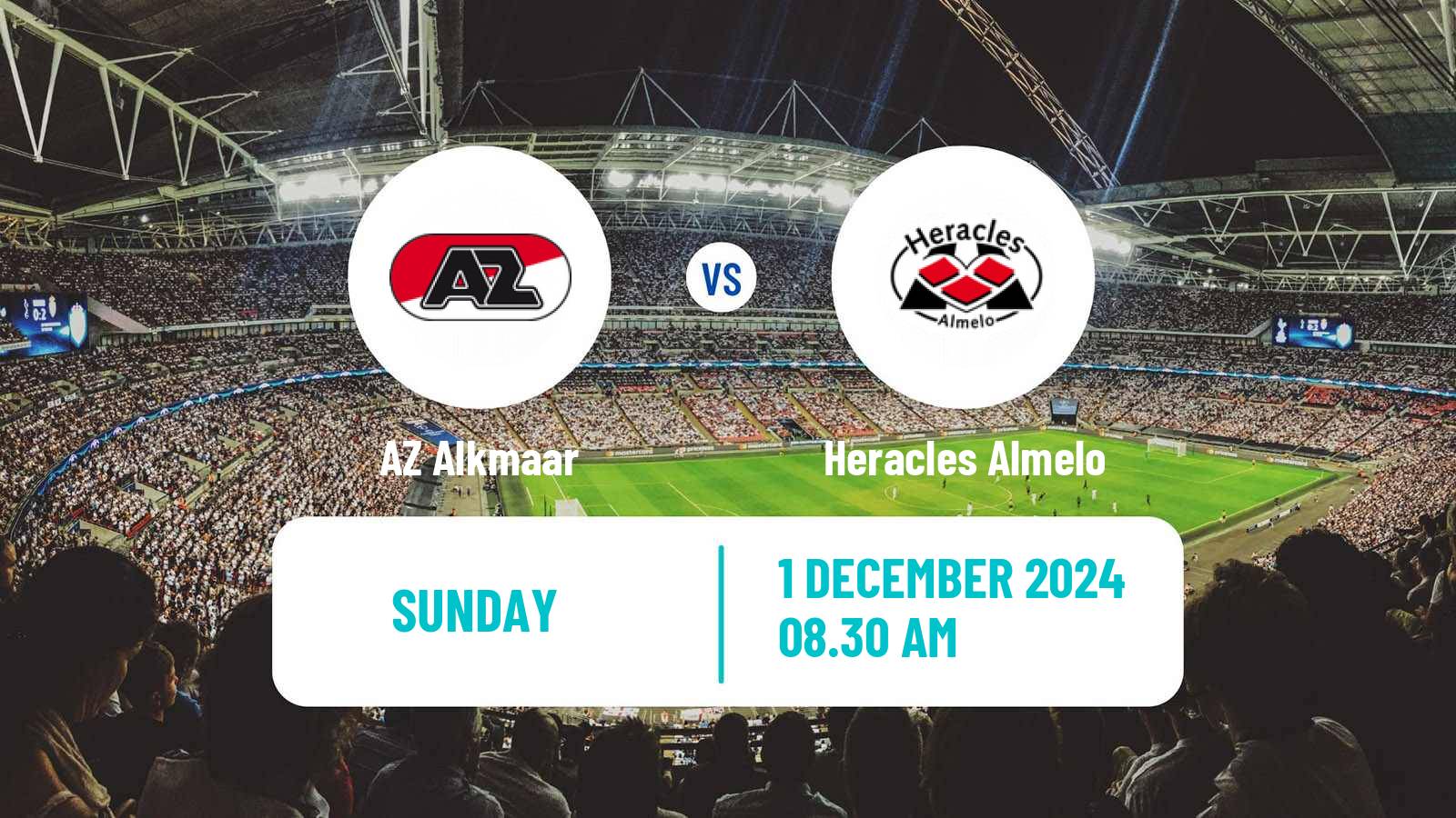 Soccer Dutch Eredivisie AZ Alkmaar - Heracles Almelo