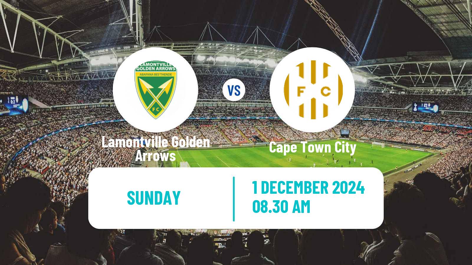 Soccer South African Premier Soccer League Lamontville Golden Arrows - Cape Town City