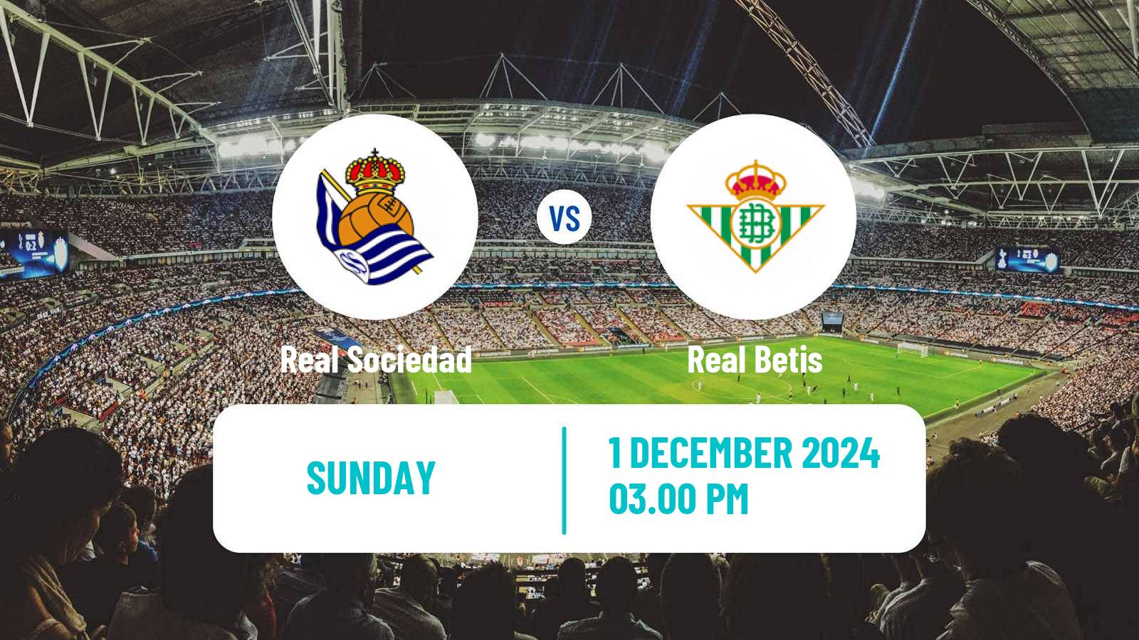 Soccer Spanish LaLiga Real Sociedad - Betis